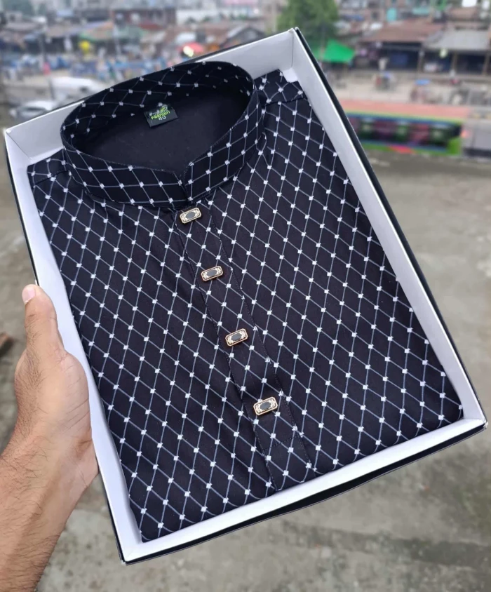 Ghuri print black